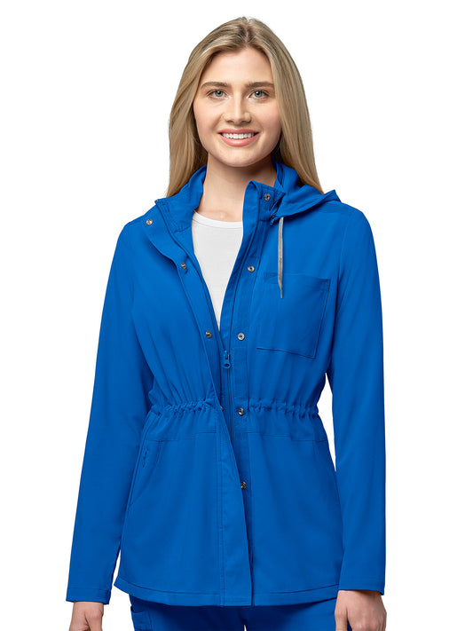 Women's Five-Pocket Convertible Hood Jacket - 8134 - Royal