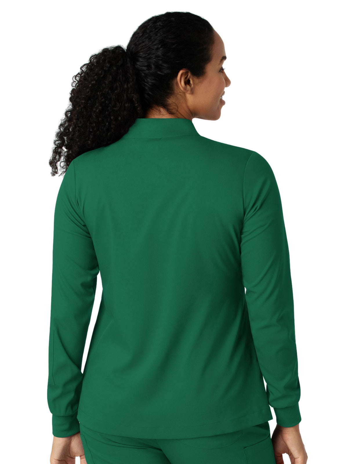 Women's Four-Pocket Warm-Up Jacket - 8151 - Hunter