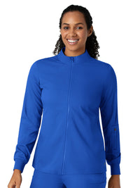 Women's Four-Pocket Warm-Up Jacket - 8151 - Royal