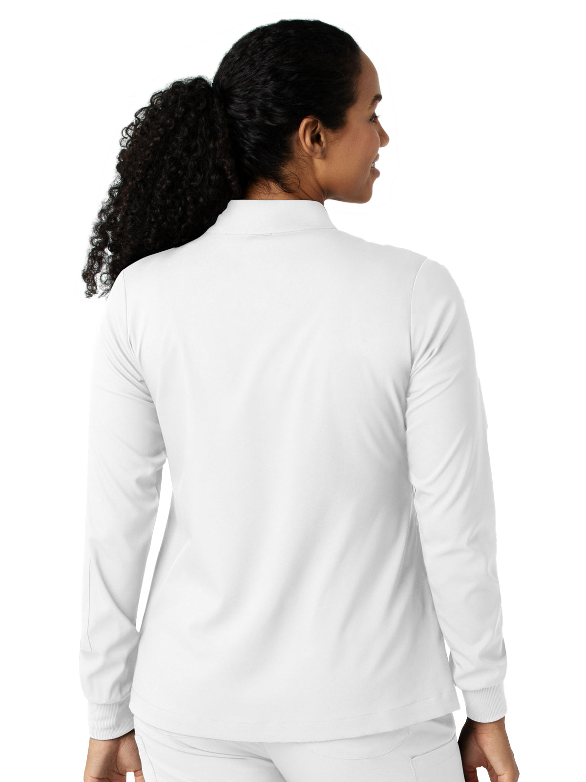 Women's Four-Pocket Warm-Up Jacket - 8151 - White