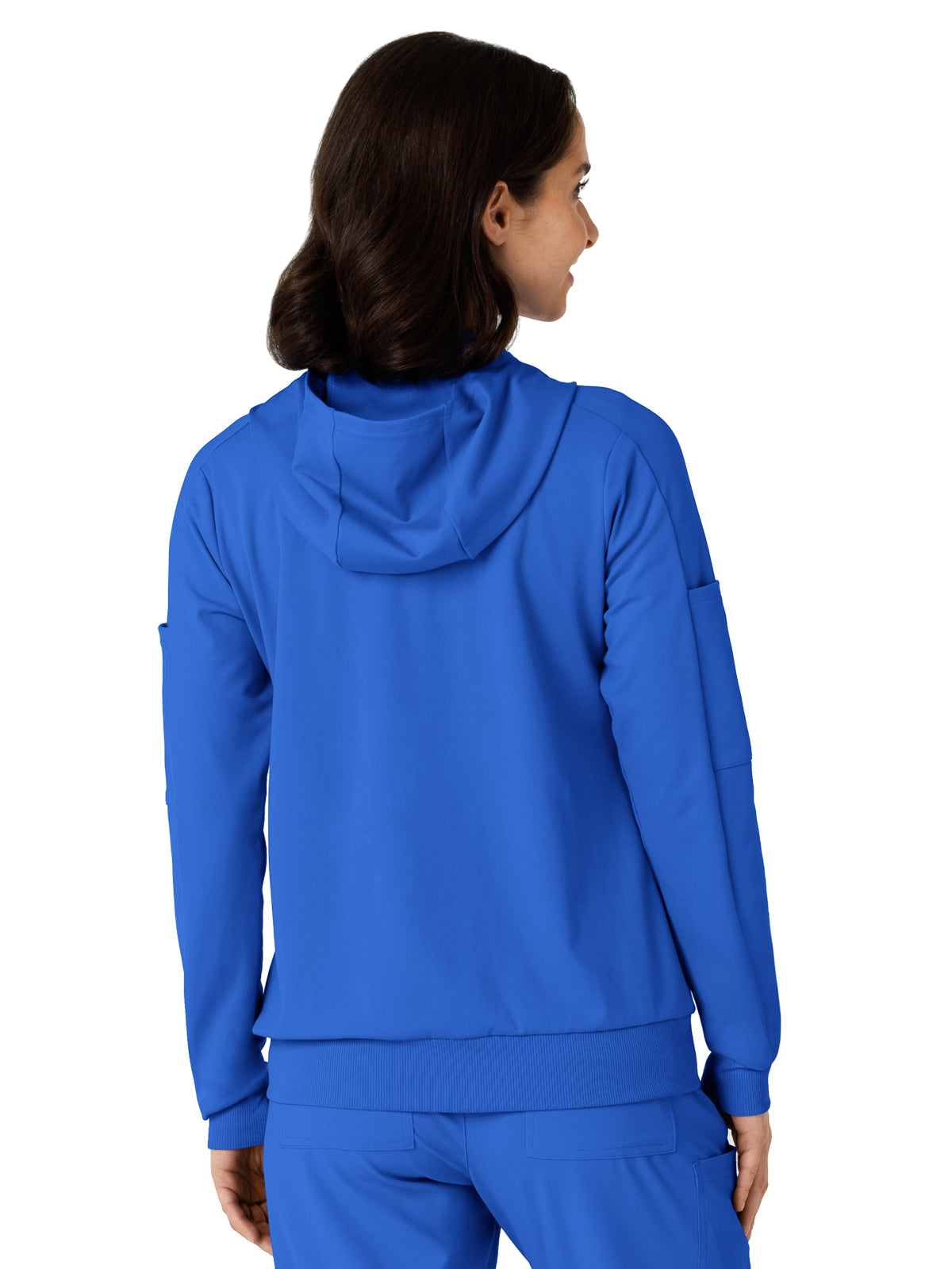 Knit Women’s Four-Pocket Zip Hoodie - 8159 - Royal