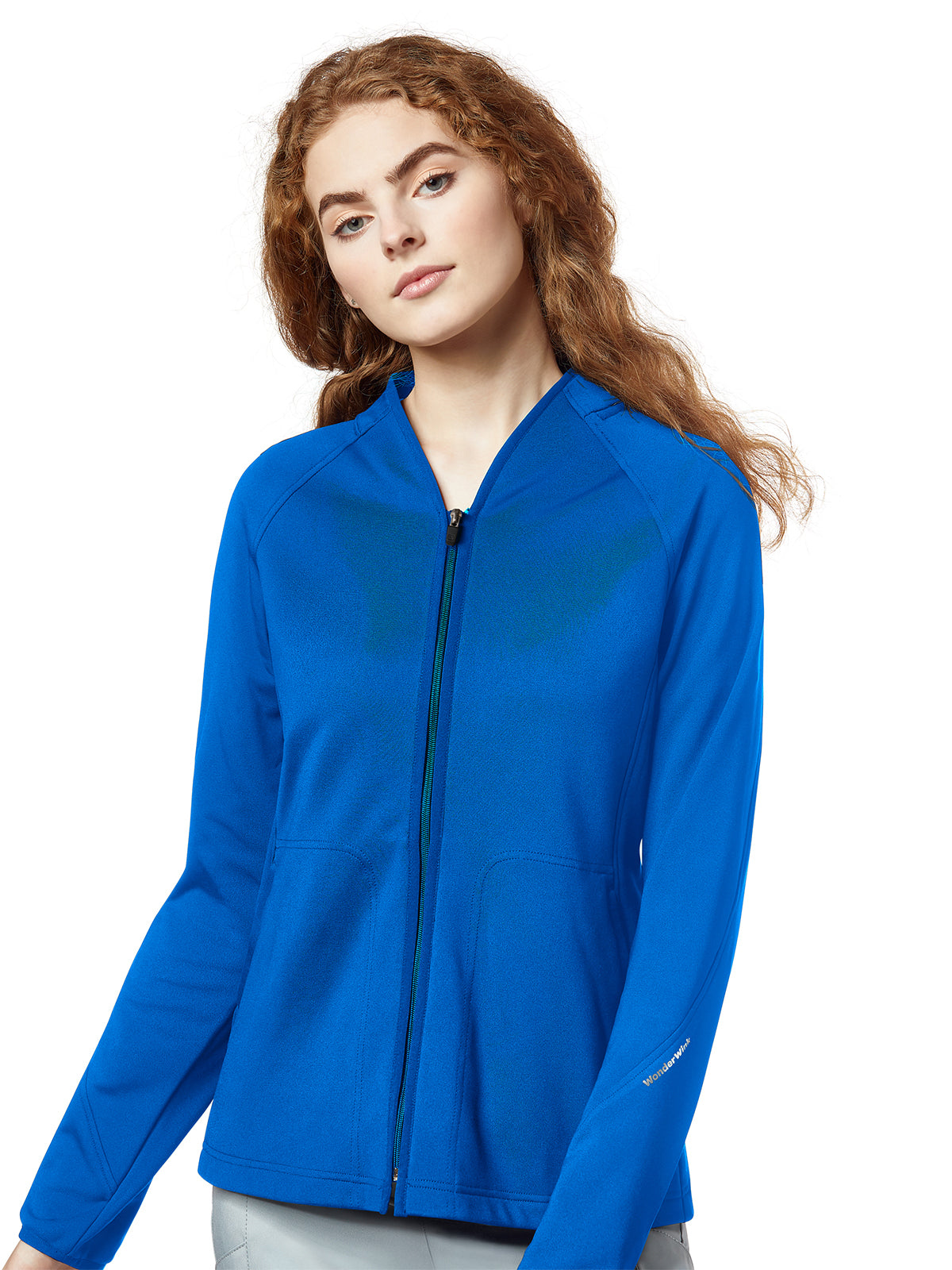 Women's Fleece Full Zip Jacket - 8209 - Royal