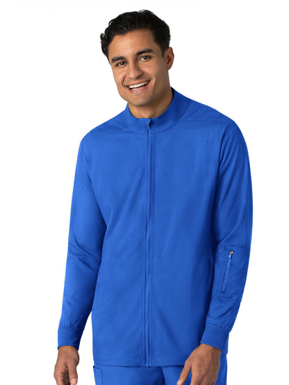 Men's Four-Pocket Warm-Up Jacket - 8351 - Royal