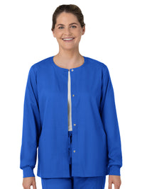 Women’s Two-Pocket Warm-Up Scrub Jacket - 8751 - Royal