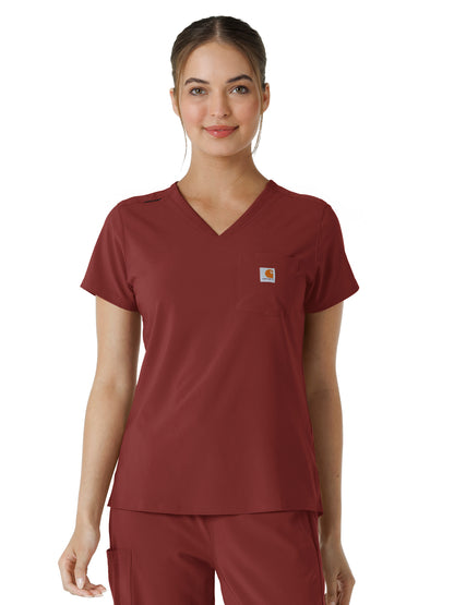 Women's One-Pocket Tuck-In Top - C13410 - Amber Terrain