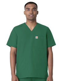 Men's Four-Pocket Modern Fit V-Neck Top - C16113 - Hunter
