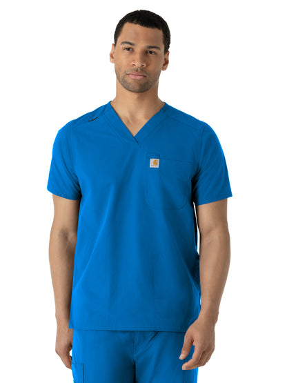 Men's Four-Pocket Modern Fit V-Neck Top - C16113 - Royal