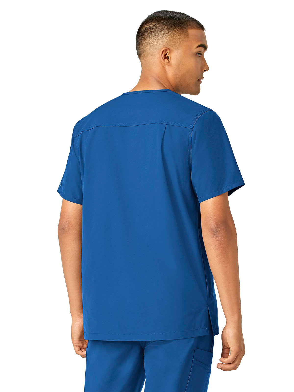 Men's Four-Pocket Modern Fit V-Neck Top - C16113 - Royal