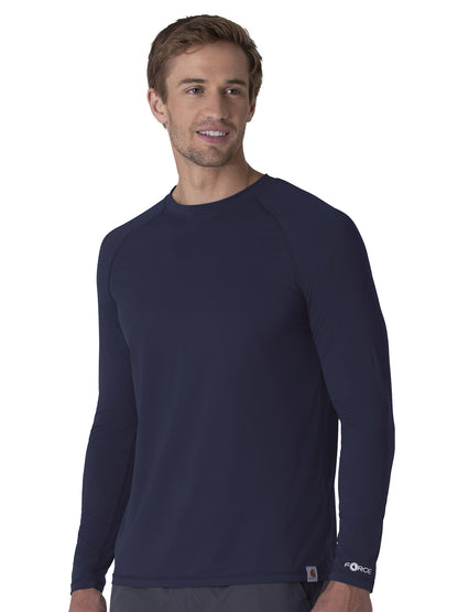 Men's Modern Fit Long Sleeve Tee - C32002 - Navy