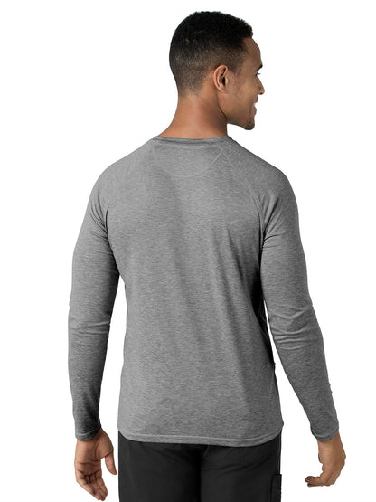 Men's Performance Long Sleeve Tee - C32009 - Grey Heather