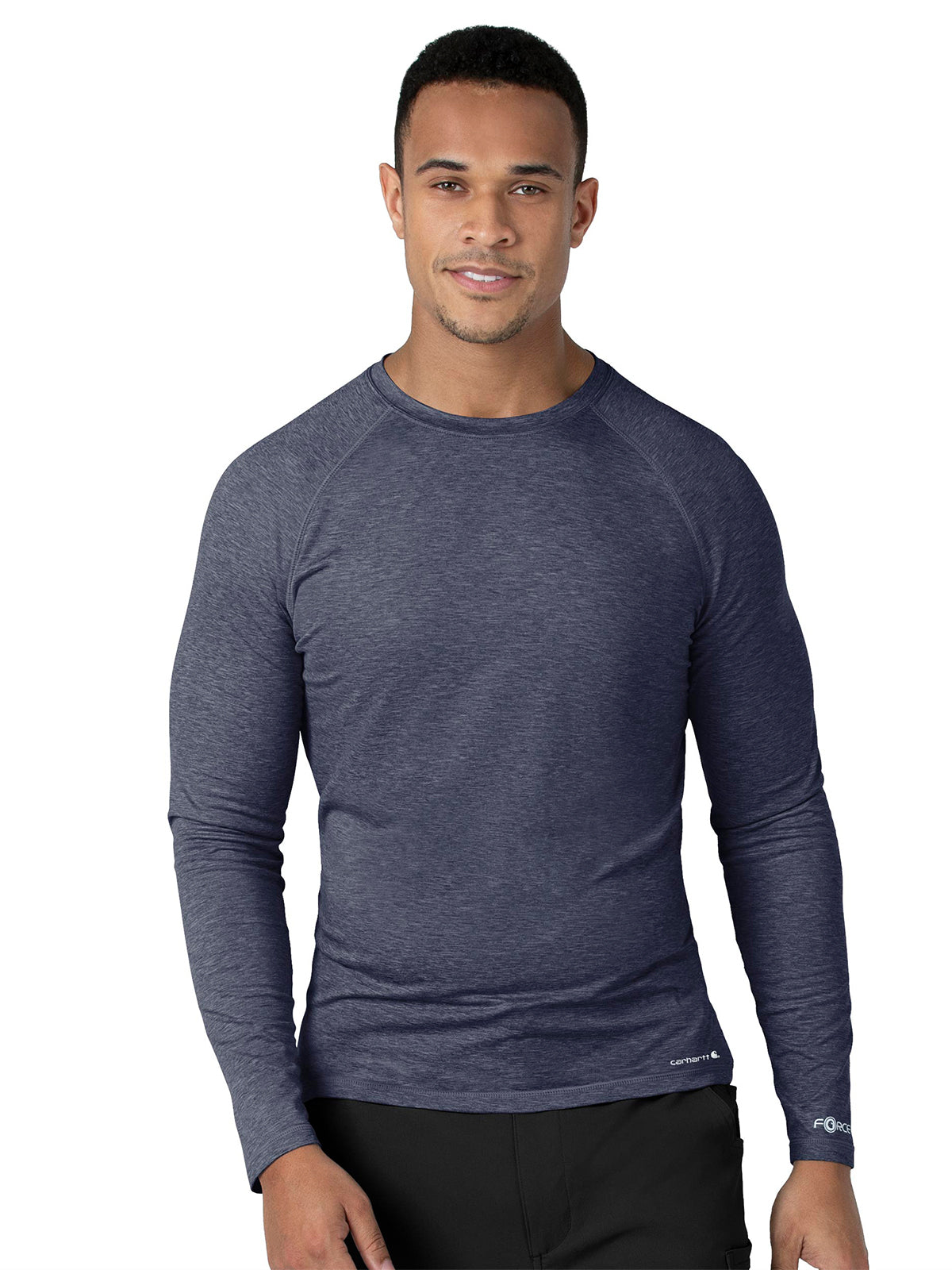 Men's Performance Long Sleeve Tee - C32009 - Navy Heather