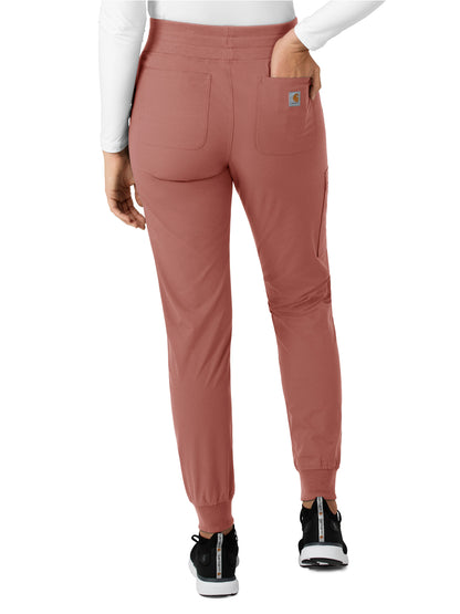 Women's Seven-Pocket Modern Fit Jogger Pant - C51113 - Wildrose