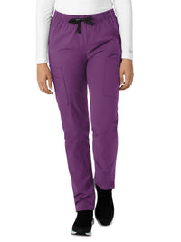 Women's Nine-Pocket Modern Fit Straight Leg Pant - C51213 - Eggplant