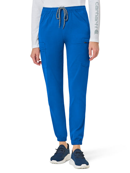 Women's Nine-Pocket Cargo Jogger Pant - C52137 - Royal