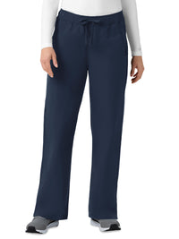 Women's Six-Pocket Ripstop Bootcut Cargo Scrub Pant - C52239 - Navy