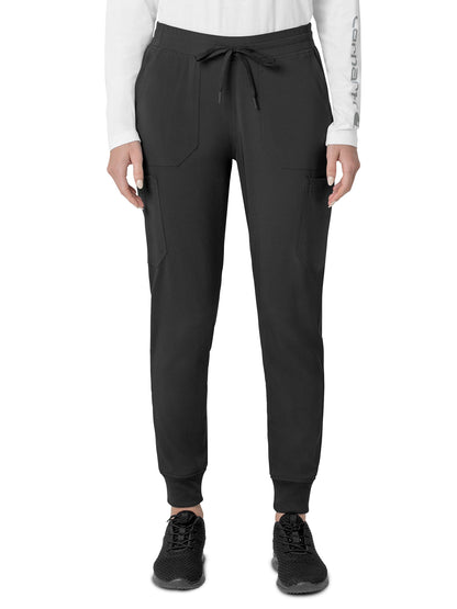 Women's Eight-Pocket Cargo Pant - C53110 - Black