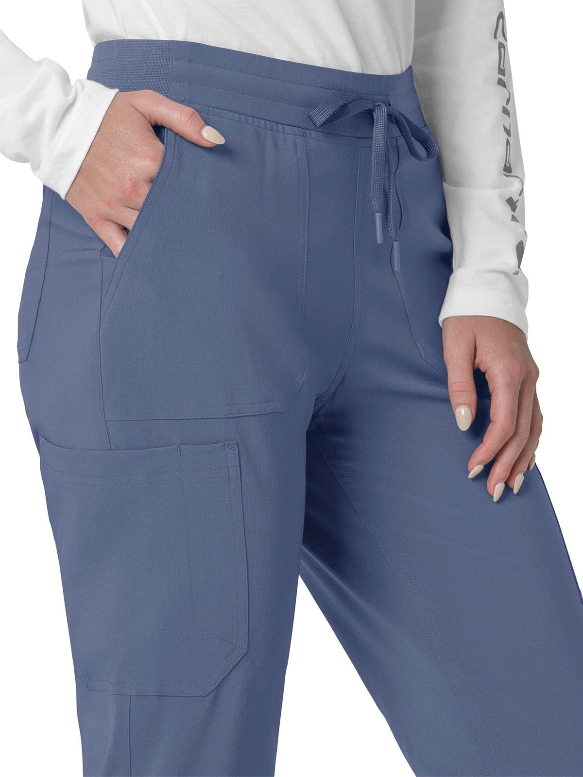 Women's Eight-Pocket Cargo Scrub Pant - C53110 - Riverside