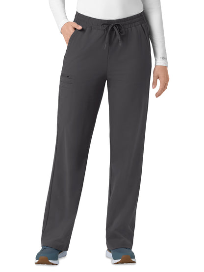 Women's Six-Pocket Boot Cut Scrub Pant - C53190 - Pewter