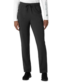 Women's Seven-Pocket Straight Leg Pant - C53210 - Black