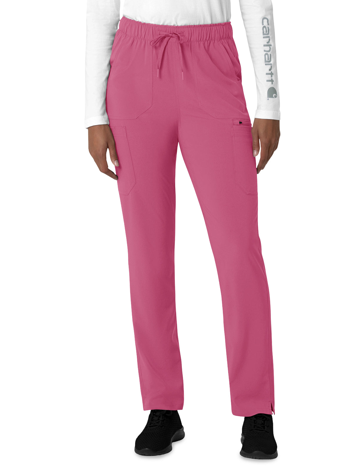 Women's Seven-Pocket Straight Leg Pant - C53210 - Electric Fuschia
