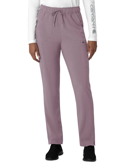 Women's Seven-Pocket Straight Leg Pant - C53210 - Lavender Mist