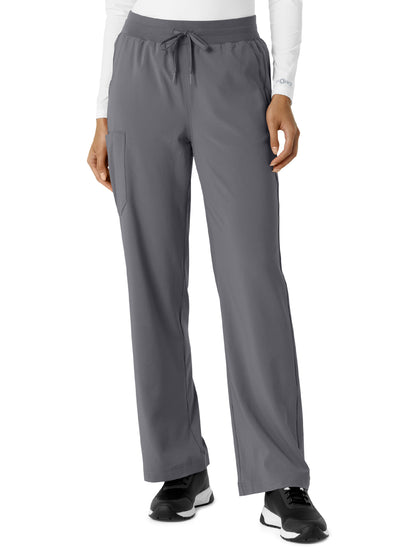 Women's Six-Pocket Boot Cut Scrub Pant - C53310 - Pewter