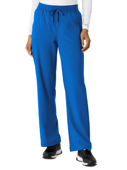 Women's Six-Pocket Boot Cut Scrub Pant - C53310 - Royal Blue