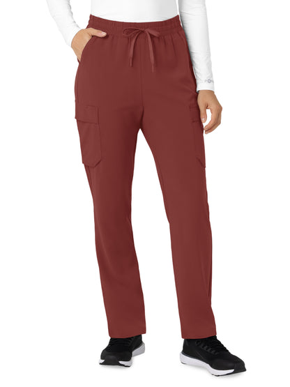 Women’s Six-Pocket Force Cross-Flex High Waisted Ankle Scrub Pant - C53410 - Amber Terrain