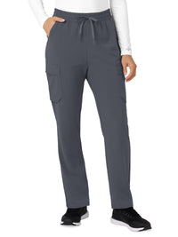 Women’s Six-Pocket Force Cross-Flex High Waisted Ankle Scrub Pant - C53410 - Approaching Storm