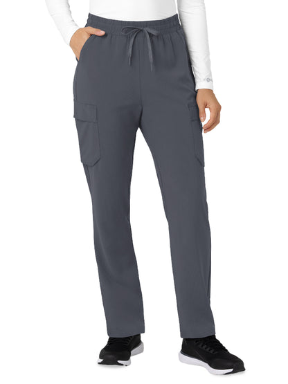 Women’s Six-Pocket Force Cross-Flex High Waisted Ankle Scrub Pant - C53410 - Approaching Storm
