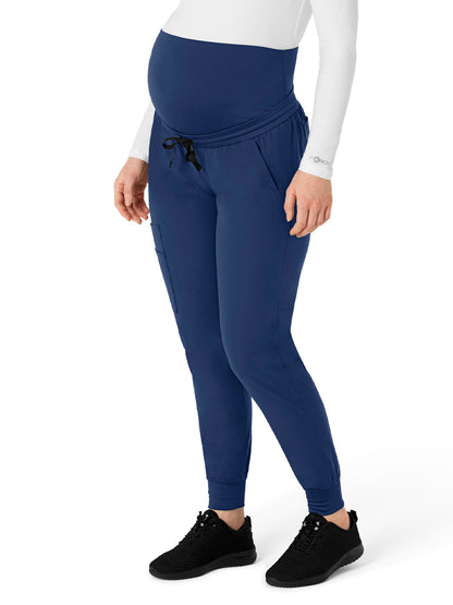 Women's Seven-Pocket Maternity Jogger Pant - C54113 - Navy