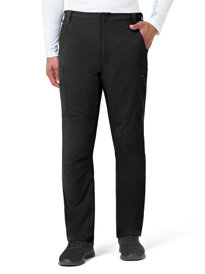 Men's Ten-Pocket Straight Leg Cargo Pant - C55037 - Black
