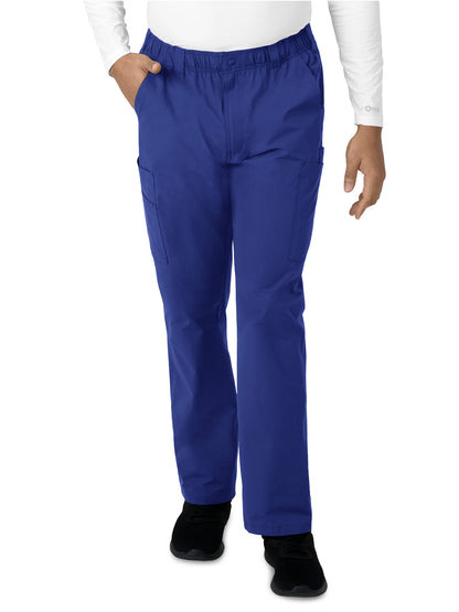 Men's Nine-Pocket Straight Leg Cargo Pant - C56113 - Galaxy Blue