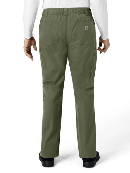 Men's Nine-Pocket Straight Leg Cargo Pant - C56113 - Olive