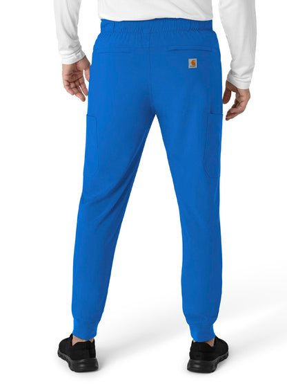 Men's Seven-Pocket Jogger Scrub Pant - C56310 - Royal