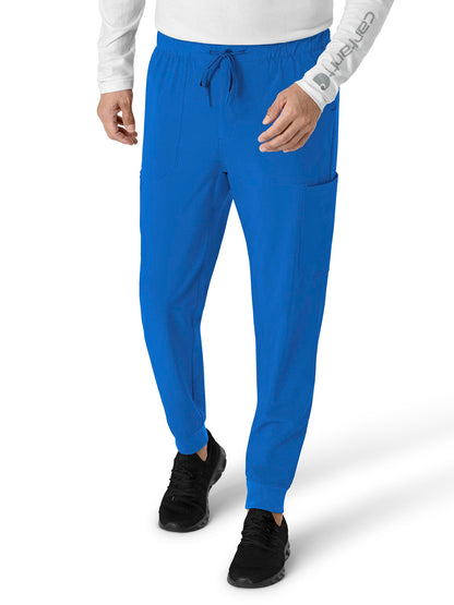 Men's Seven-Pocket Jogger Scrub Pant - C56310 - Royal