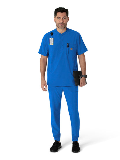 Men's Seven-Pocket Jogger Scrub Pant - C56310 - Royal