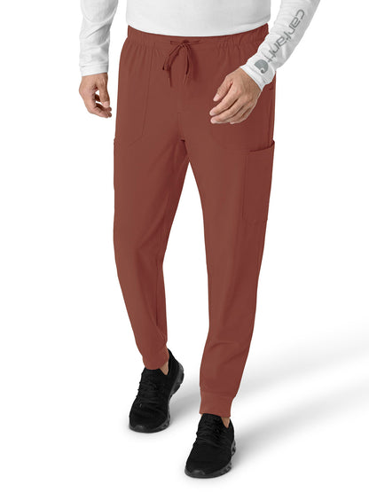 Men's Seven-Pocket Jogger Scrub Pant - C56310 - Sable