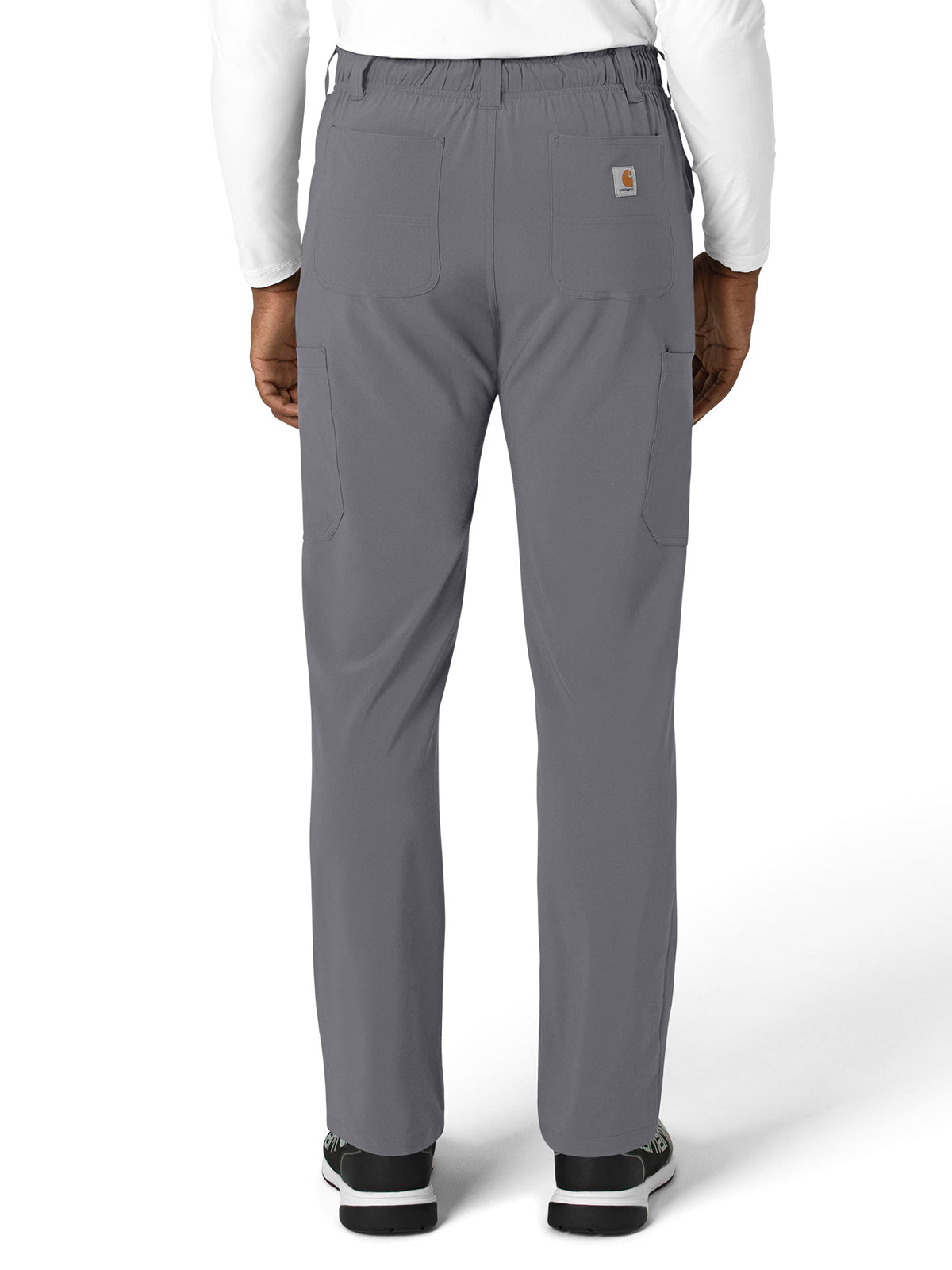 Men's Five-Pocket Straight Leg Scrub Pant - C56410 - Pewter