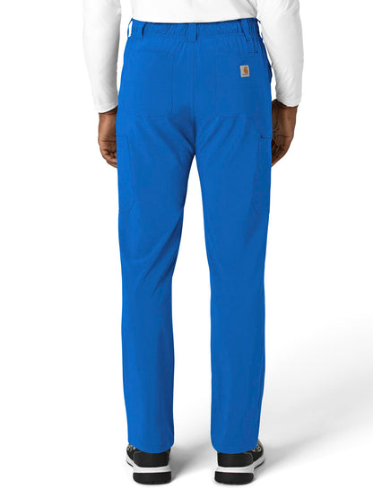 Men's Five-Pocket Straight Leg Scrub Pant - C56410 - Royal