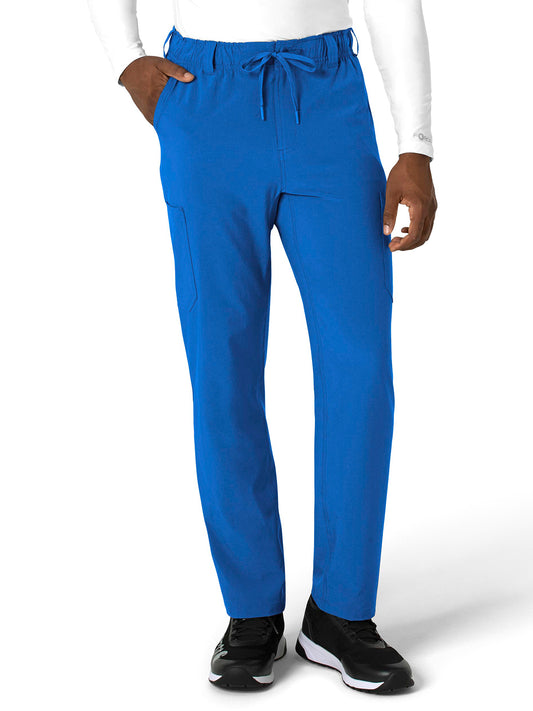 Men's Five-Pocket Straight Leg Scrub Pant - C56410 - Royal