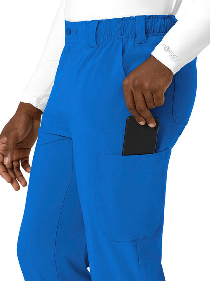 Men's Five-Pocket Straight Leg Scrub Pant - C56410 - Royal