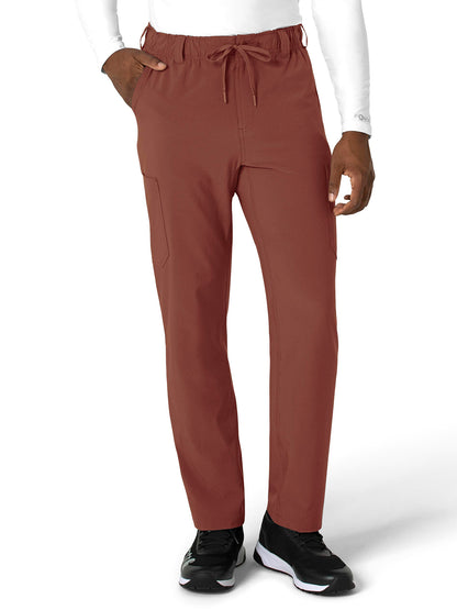 Men's Five-Pocket Straight Leg Scrub Pant - C56410 - Sable