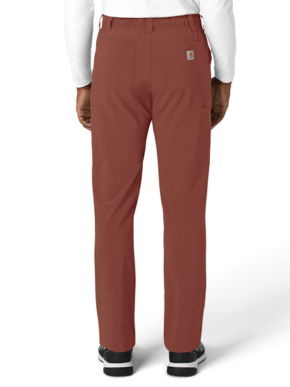 Men's Five-Pocket Straight Leg Scrub Pant - C56410 - Sable