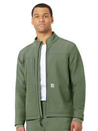 Men's Three-Pocket Bonded Fleece Jacket - C80023 - Olive