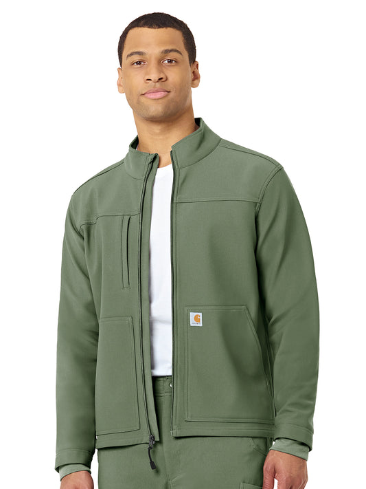 Men's Bonded Fleece Jacket - C80023 - Olive