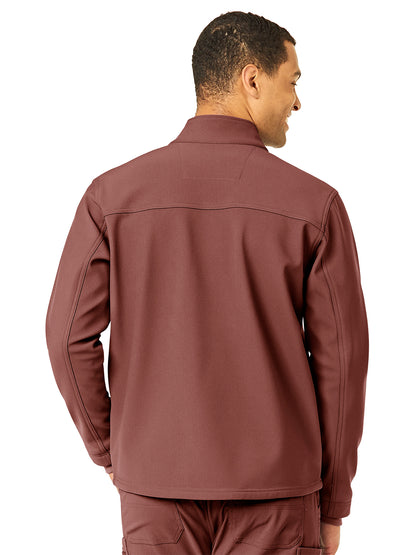 Men's Three-Pocket Bonded Fleece Jacket - C80023 - Sable