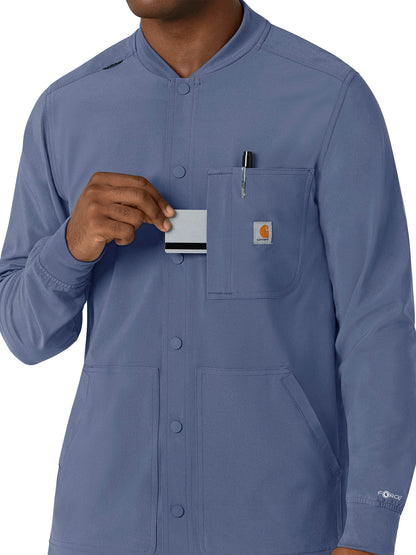 Men's Five-Pocket Modern Fit Shirt Jacket - C86210 - Riverside