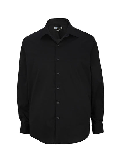 Men's Pocketless Comfort Stretch Shirt - 1033 - Black