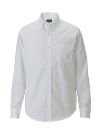 Men's Easy Care Oxford Long Sleeve Shirt - 1077 - White